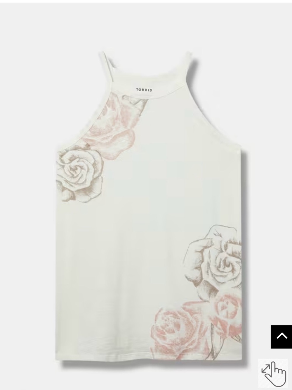 Roses Heritage Slub High-Neck Tank